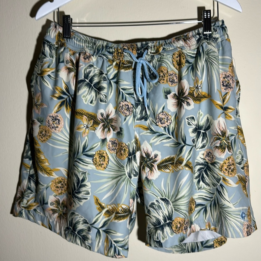 LUCKY BRAND Saturday stretch swim shorts